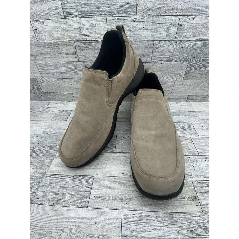 LL Bean Shoes Mens Size 14‎ Medium Suede Slip On Loafers Comfort Casual Walking